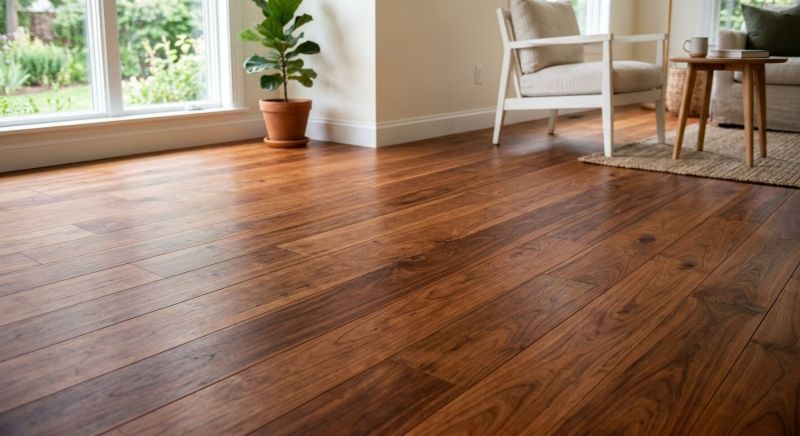 Cherry Floor Installation in North Andover, MA