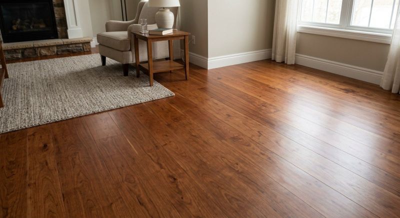 Cherry Floor Installation in North Hampton, NH