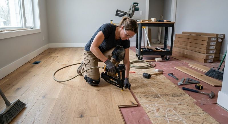 Hardwood Floor Installation in Georgetown, MA