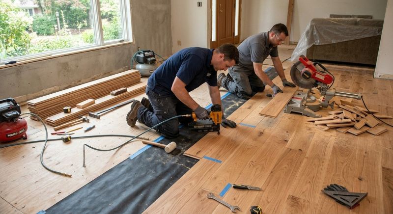 Hardwood Floor Installation in Rye, NH