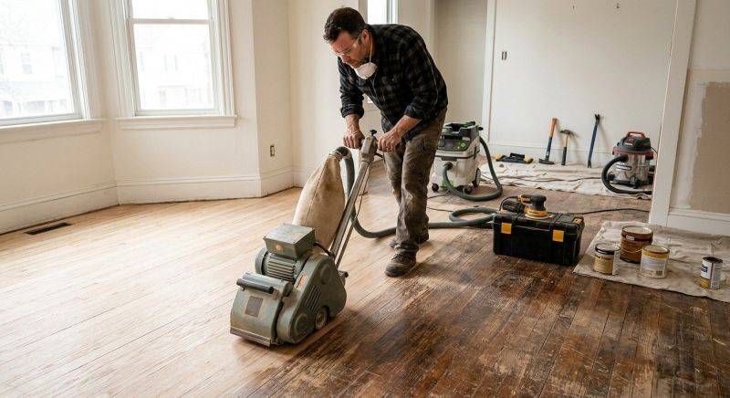 Hardwood Floor Renovation in Newburyport, MA