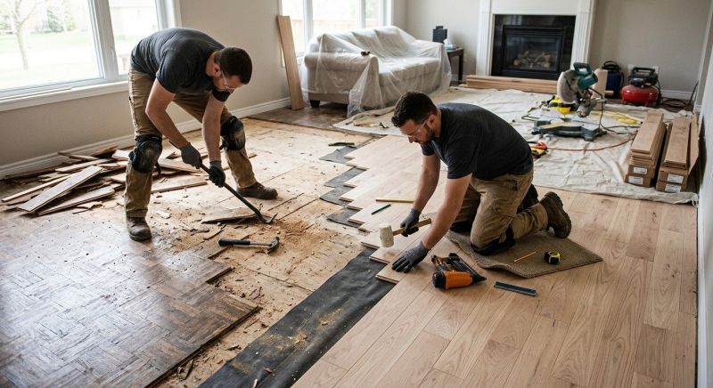 Hardwood Replacement in Danvers, MA