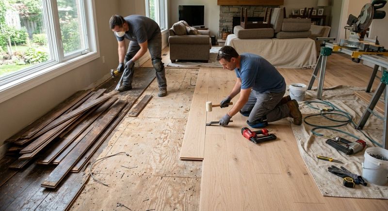 Hardwood Replacement in North Reading, MA