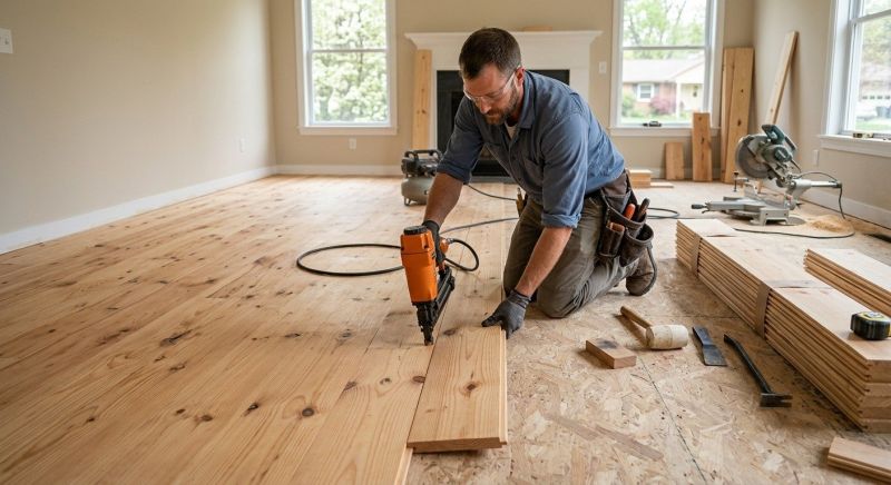 Maple Flooring Installation in Kittery, ME