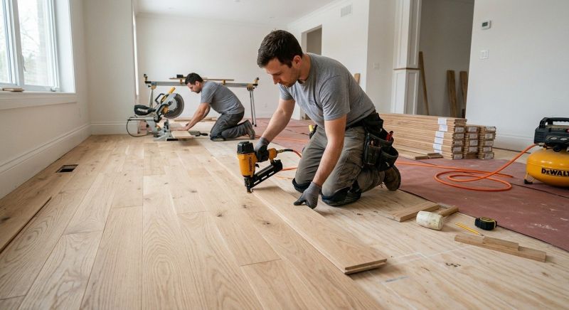 Wood Floor Replacement in Exeter, NH